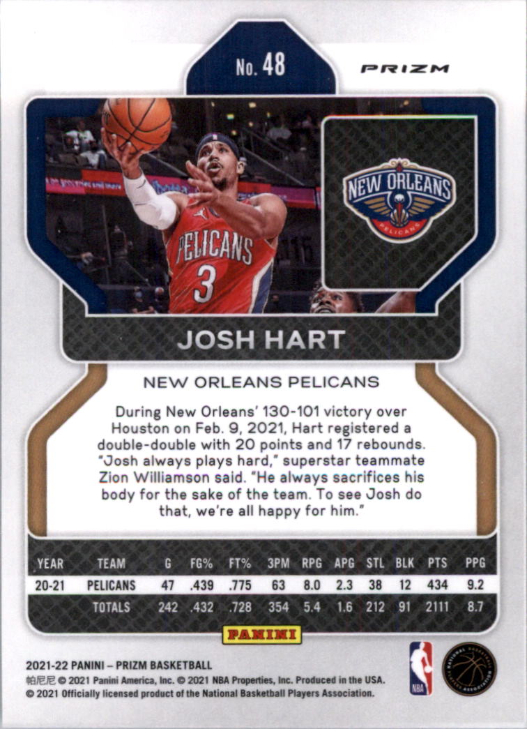 2021-22 Panini Prizm Prizms choix de cartes de basketball sur glace - Photo 41 sur 239