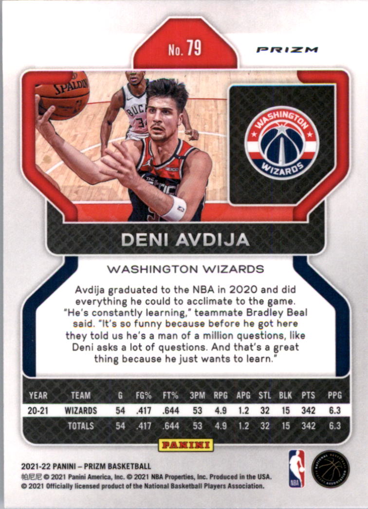 2021-22 Panini Prizm Prizms choix de cartes de basketball sur glace - Photo 69 sur 239
