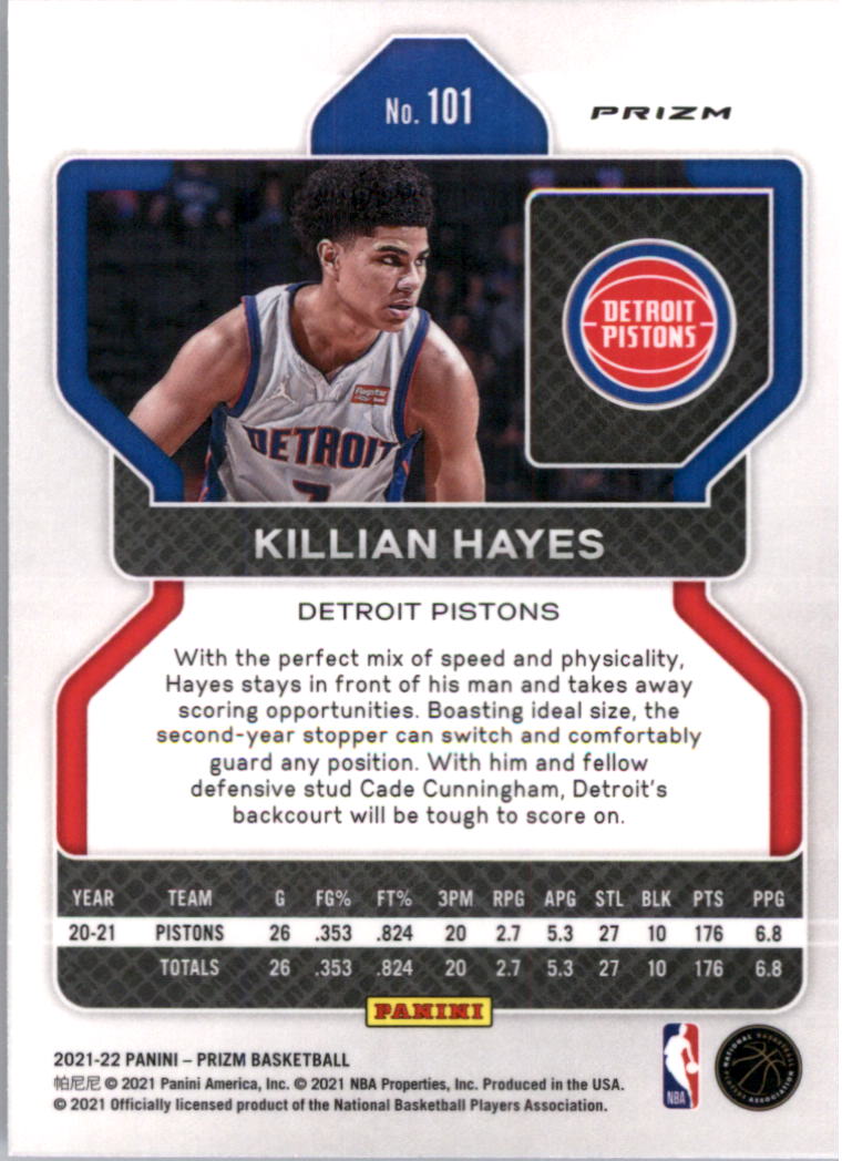 2021-22 Panini Prizm Prizms choix de cartes de basketball sur glace - Photo 83 sur 239