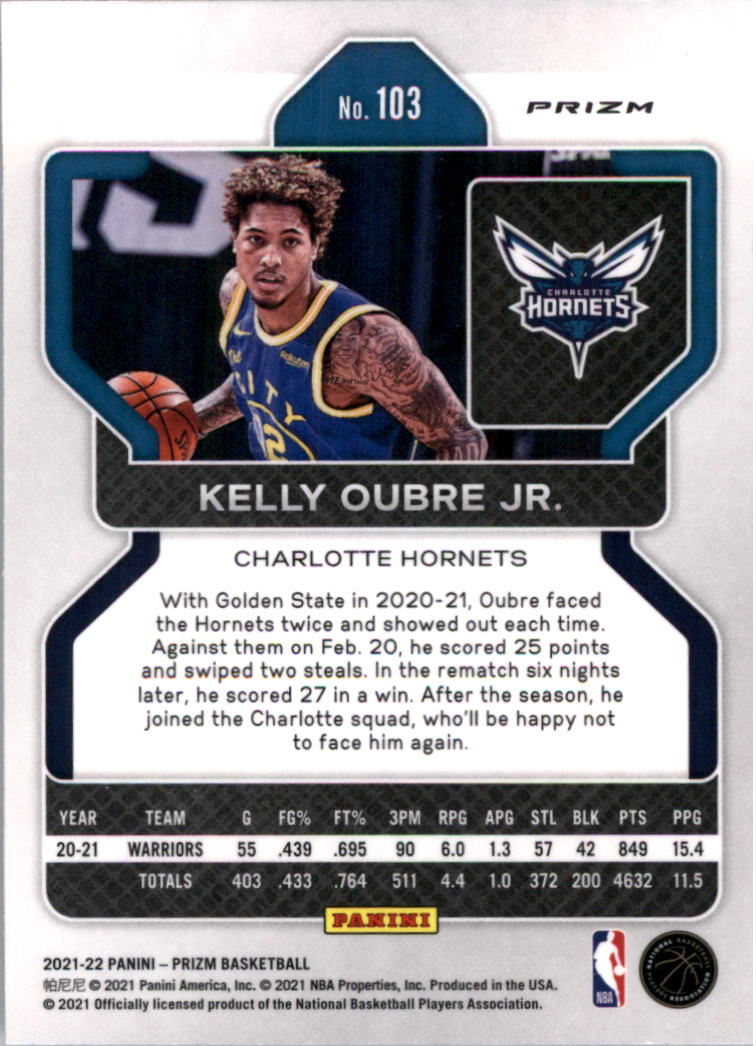 2021-22 Panini Prizm Prizms choix de cartes de basketball sur glace - Photo 87 sur 239