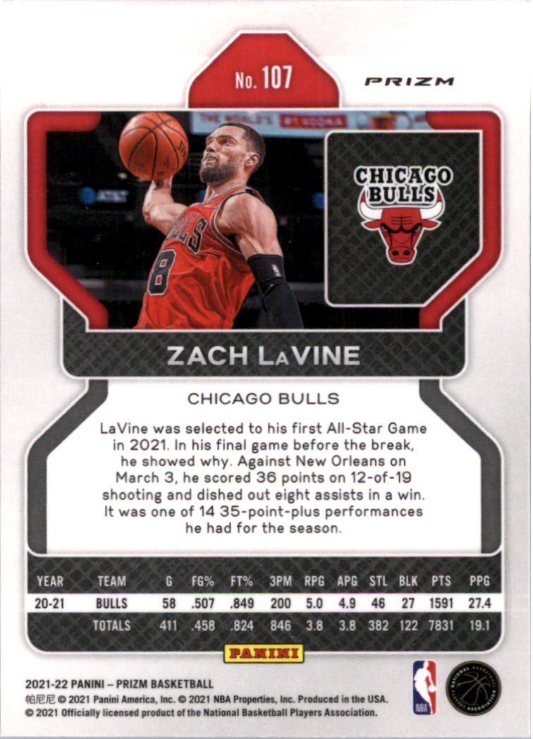 2021-22 Panini Prizm Prizms choix de cartes de basketball sur glace - Photo 93 sur 239