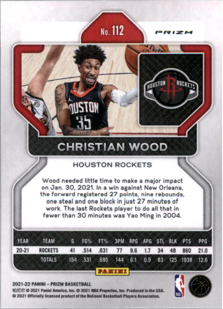 2021-22 Panini Prizm Prizms choix de cartes de basketball sur glace - Photo 95 sur 239