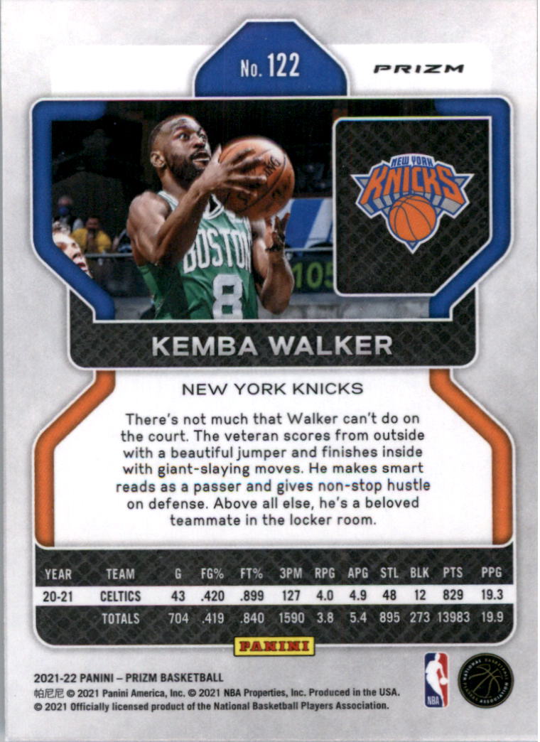 2021-22 Panini Prizm Prizms choix de cartes de basketball sur glace - Photo 101 sur 239
