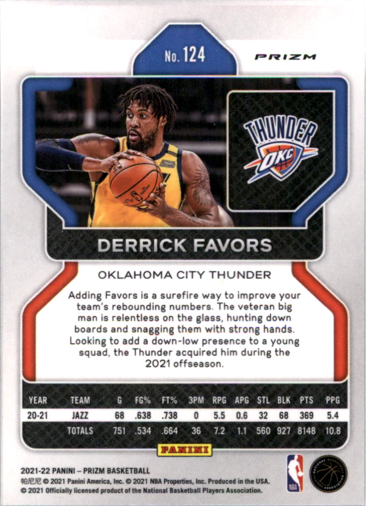 2021-22 Panini Prizm Prizms choix de cartes de basketball sur glace - Photo 103 sur 239