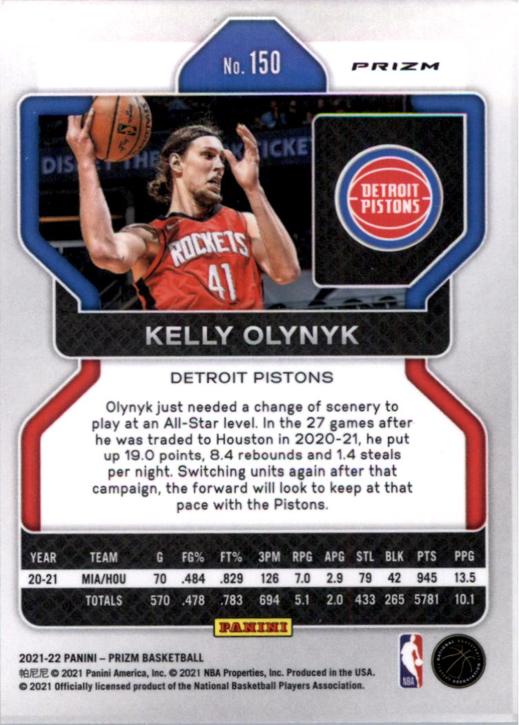 2021-22 Panini Prizm Prizms choix de cartes de basketball sur glace - Photo 119 sur 239
