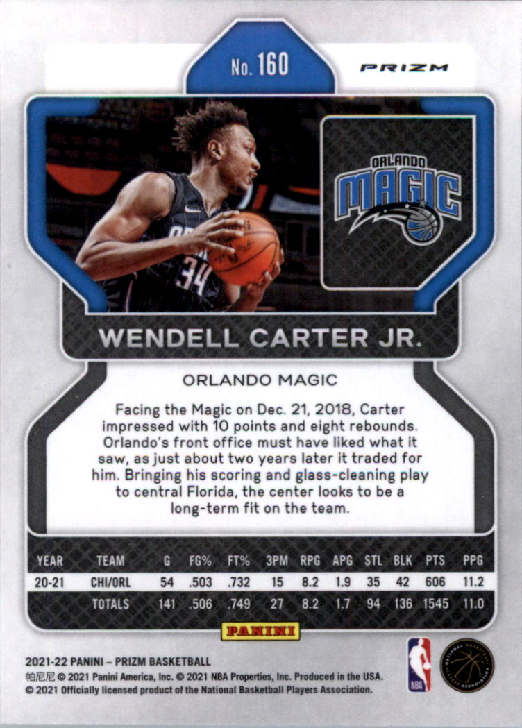 2021-22 Panini Prizm Prizms choix de cartes de basketball sur glace - Photo 125 sur 239