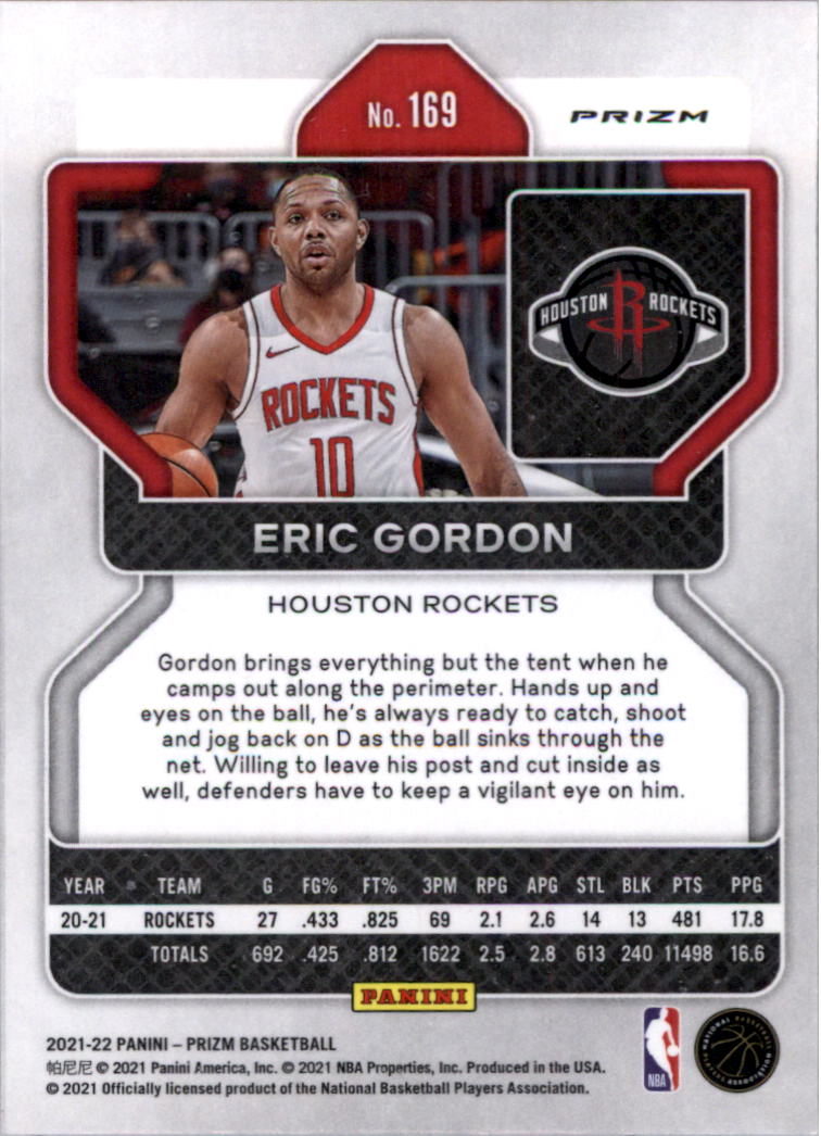 2021-22 Panini Prizm Prizms choix de cartes de basketball sur glace - Photo 139 sur 239