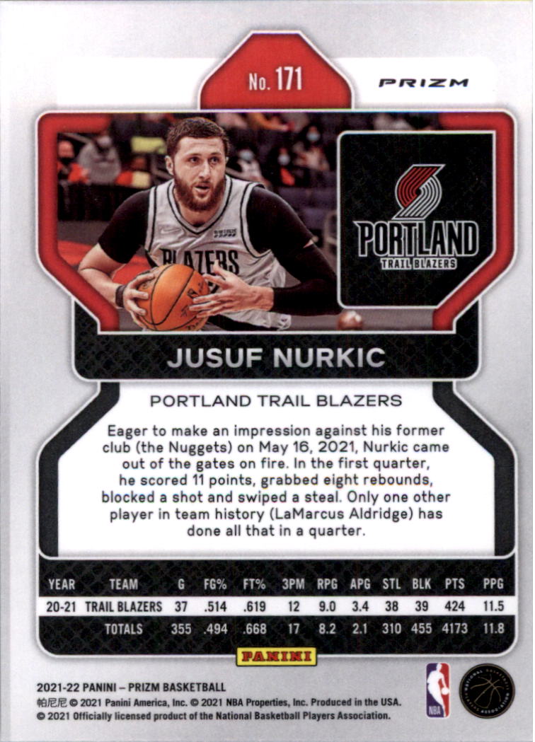 2021-22 Panini Prizm Prizms choix de cartes de basketball sur glace - Photo 141 sur 239