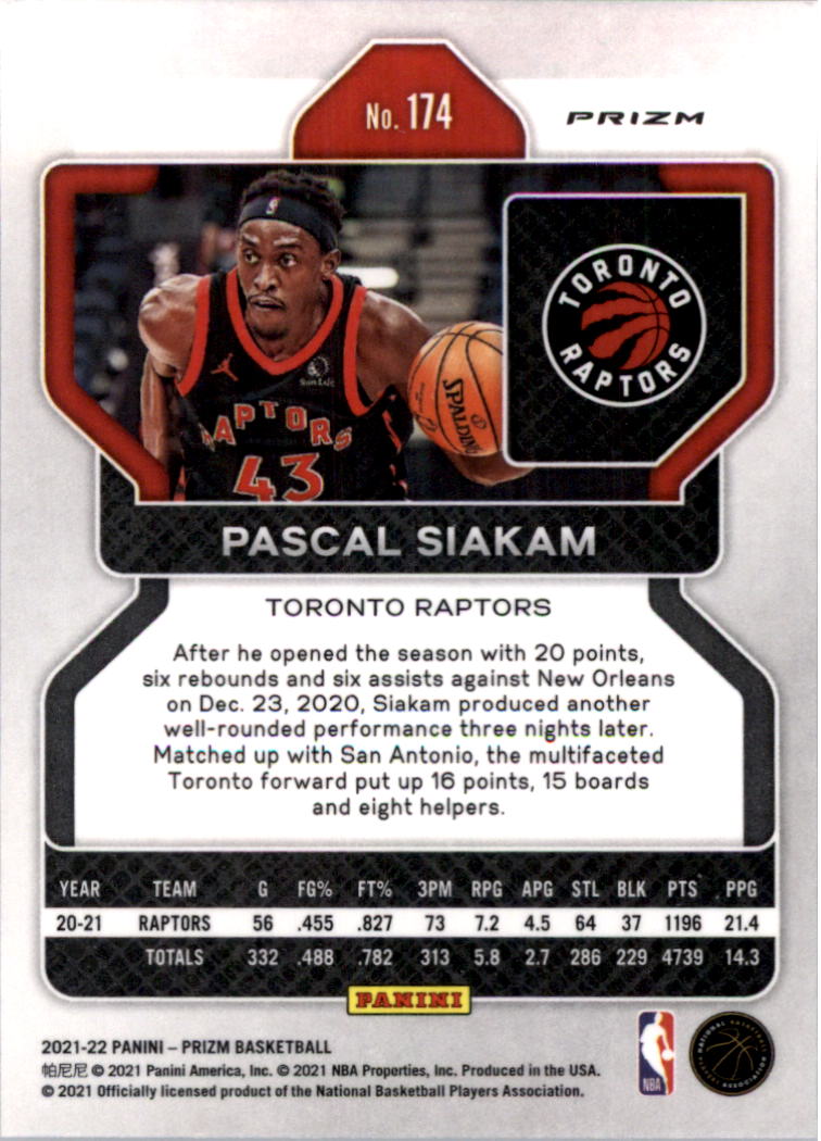 2021-22 Panini Prizm Prizms choix de cartes de basketball sur glace - Photo 145 sur 239