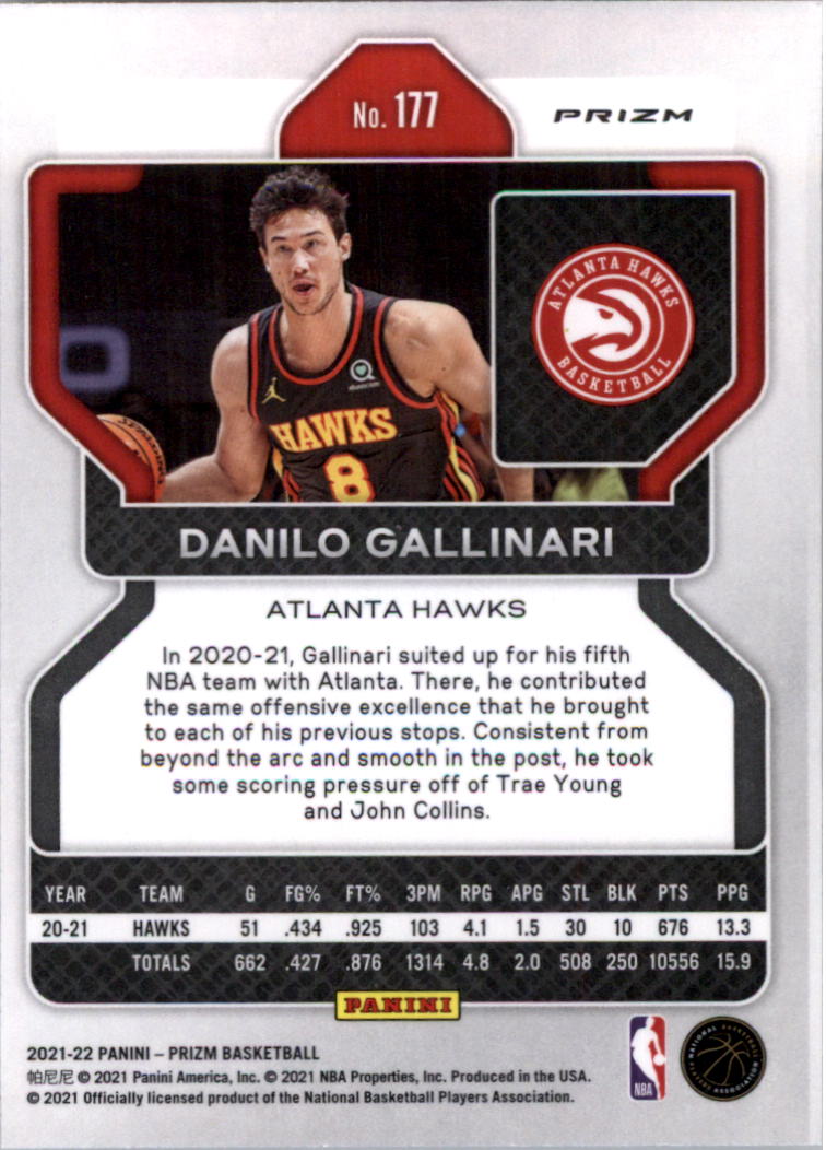 2021-22 Panini Prizm Prizms choix de cartes de basketball sur glace - Photo 151 sur 239