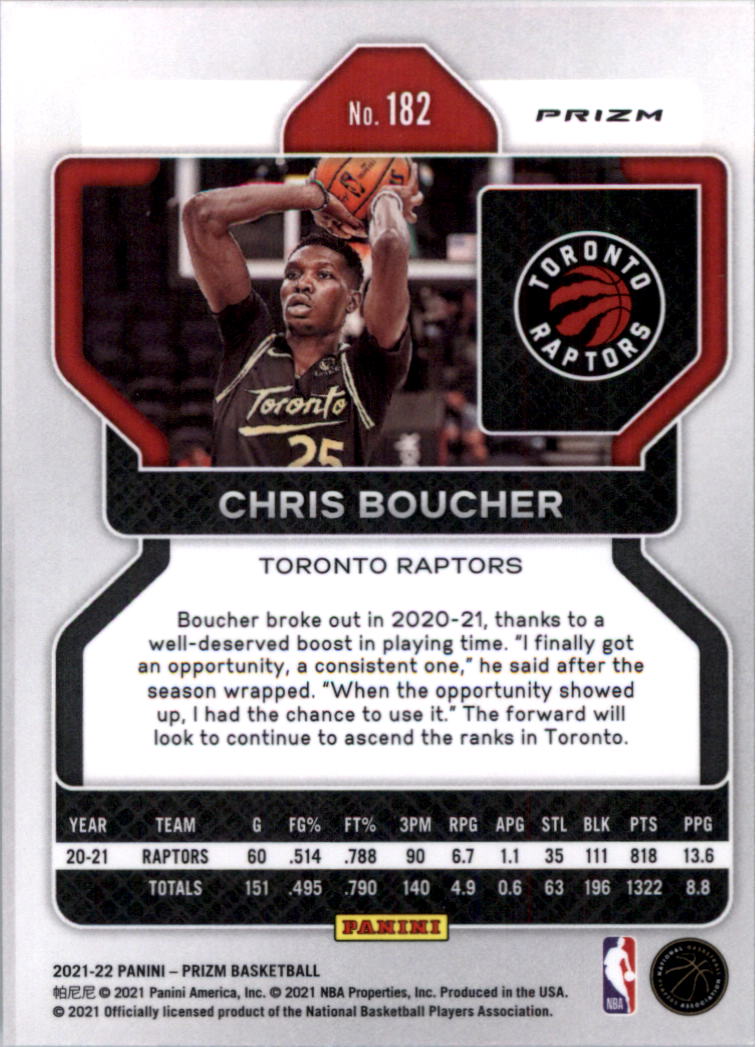 2021-22 Panini Prizm Prizms choix de cartes de basketball sur glace - Photo 157 sur 239