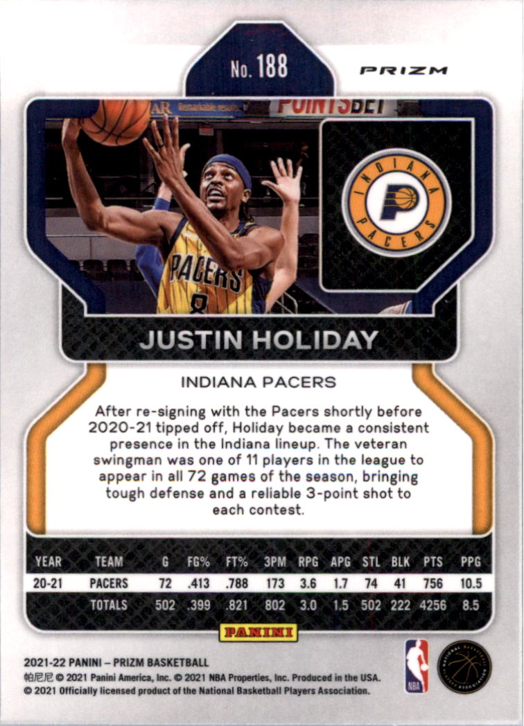2021-22 Panini Prizm Prizms choix de cartes de basketball sur glace - Photo 163 sur 239