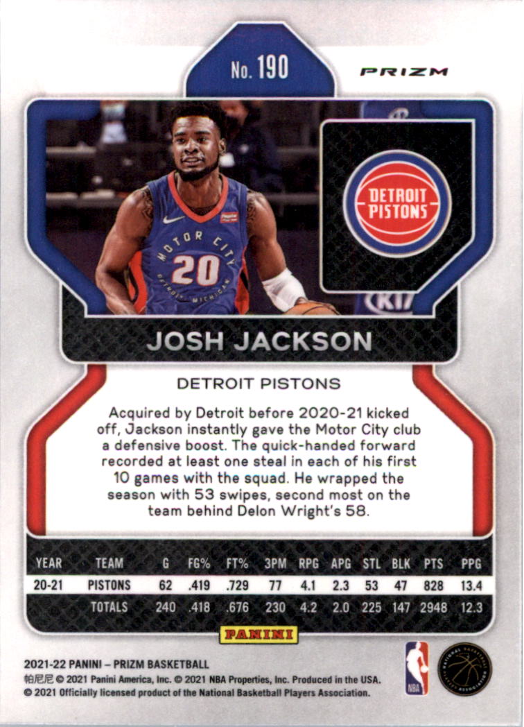 2021-22 Panini Prizm Prizms choix de cartes de basketball sur glace - Photo 167 sur 239