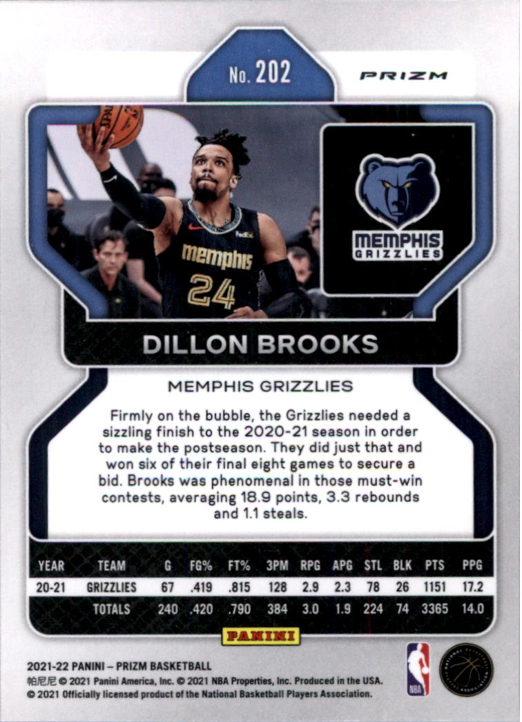 2021-22 Panini Prizm Prizms choix de cartes de basketball sur glace - Photo 175 sur 239