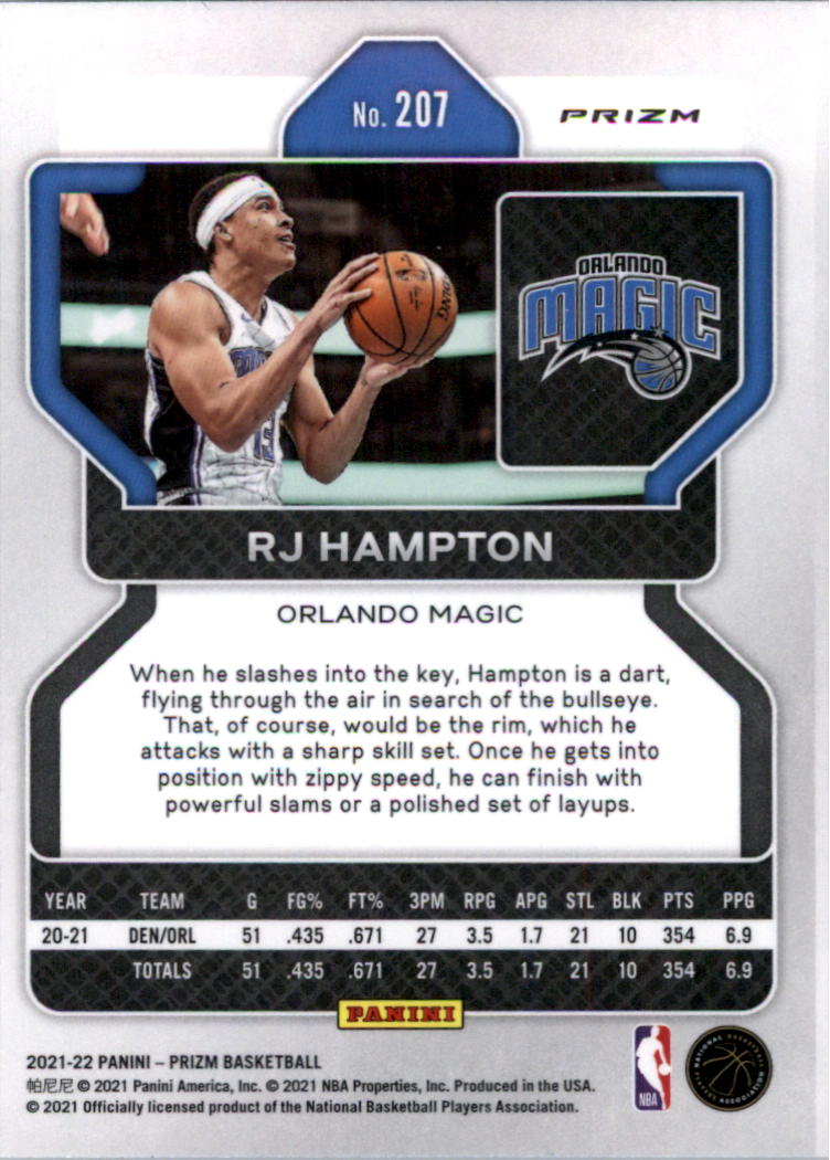 2021-22 Panini Prizm Prizms choix de cartes de basketball sur glace - Photo 181 sur 239