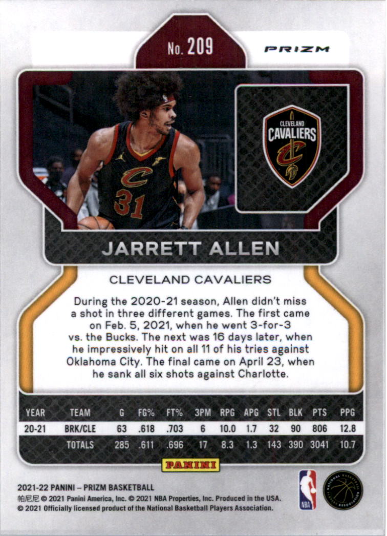 2021-22 Panini Prizm Prizms choix de cartes de basketball sur glace - Photo 185 sur 239