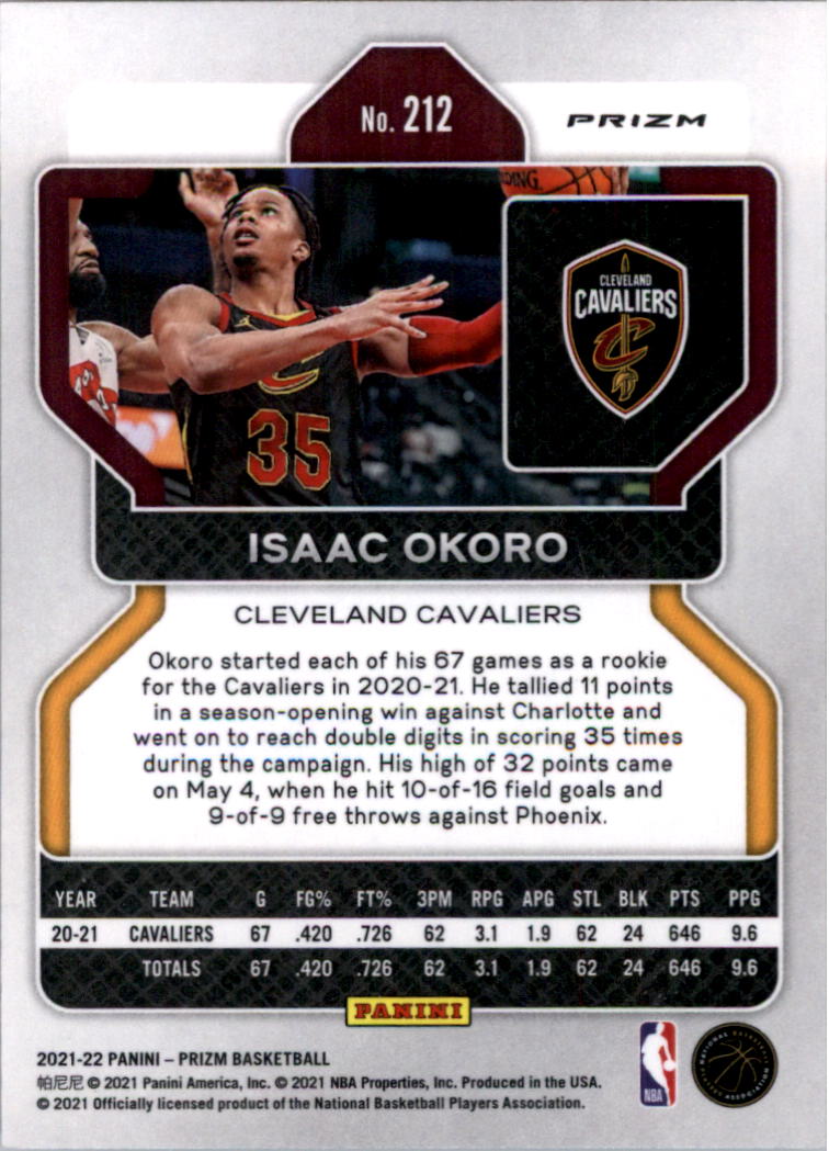 2021-22 Panini Prizm Prizms choix de cartes de basketball sur glace - Photo 187 sur 239
