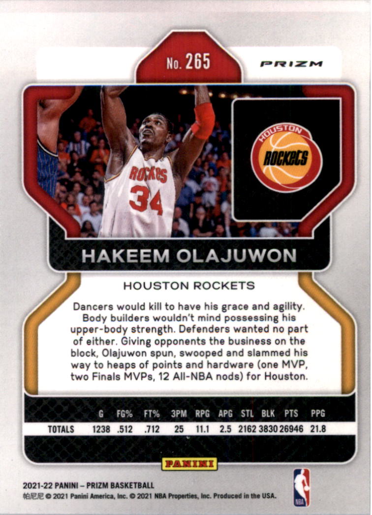 2021-22 Panini Prizm Prizms choix de cartes de basketball sur glace - Photo 209 sur 239
