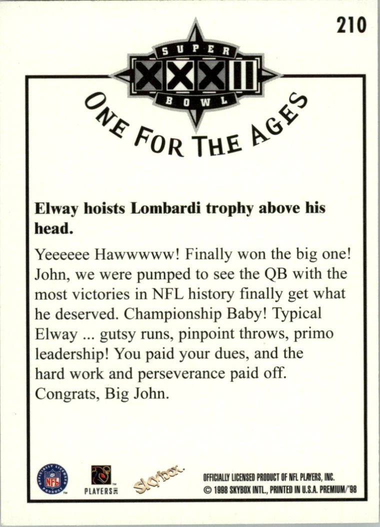 1998 SkyBox Premium Football Card Pick - Picture 417 of 426