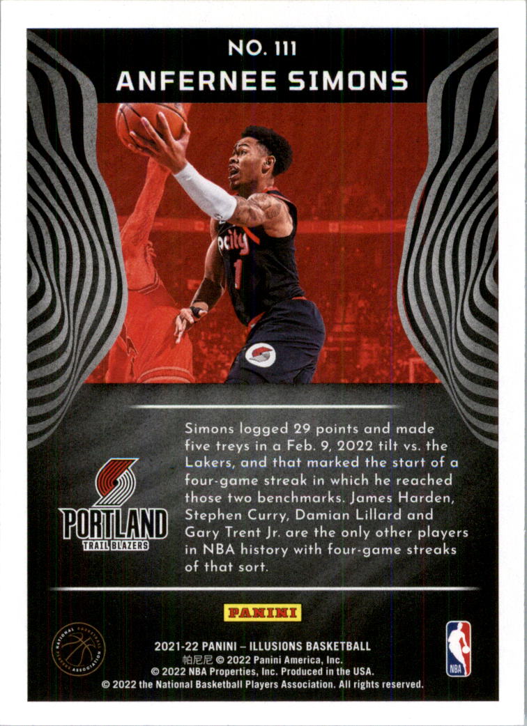 2021-22 Panini Illusions Basketball Card Pick - Picture 221 of 391