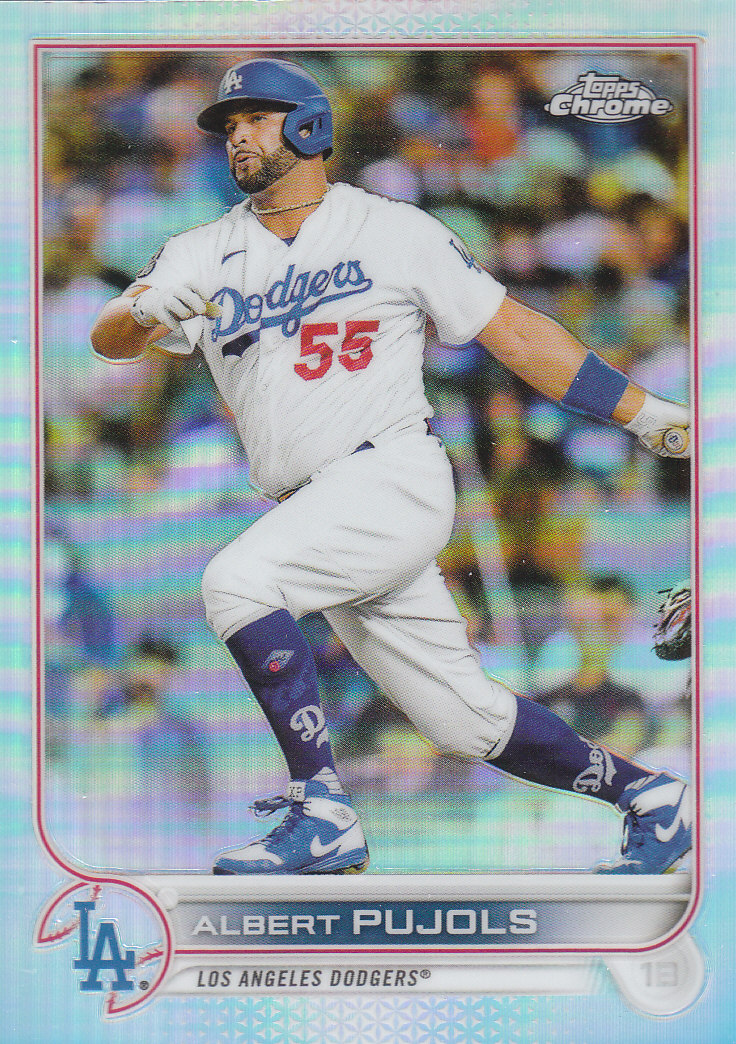 2022 Topps Chrome Baseball "Refractors" Parallel Cards - Picture 60 of 159