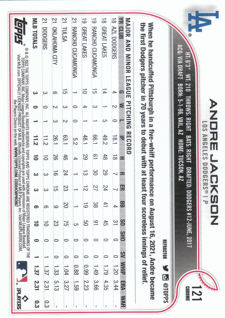2022 Topps Chrome Baseball "Refractors" Parallel Cards - Picture 89 of 159