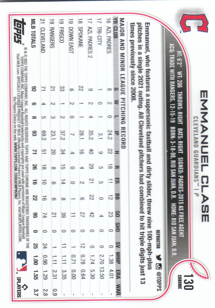 2022 Topps Chrome Baseball "Refractors" Parallel Cards - Picture 101 of 159