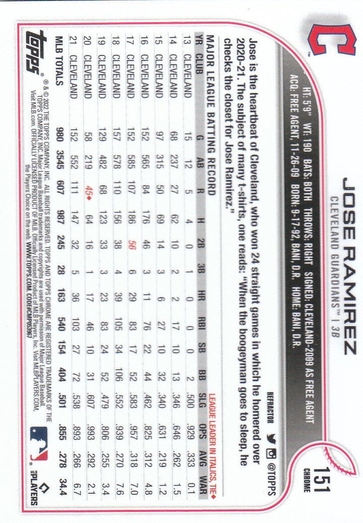 2022 Topps Chrome Baseball "Refractors" Parallel Cards - Picture 117 of 159