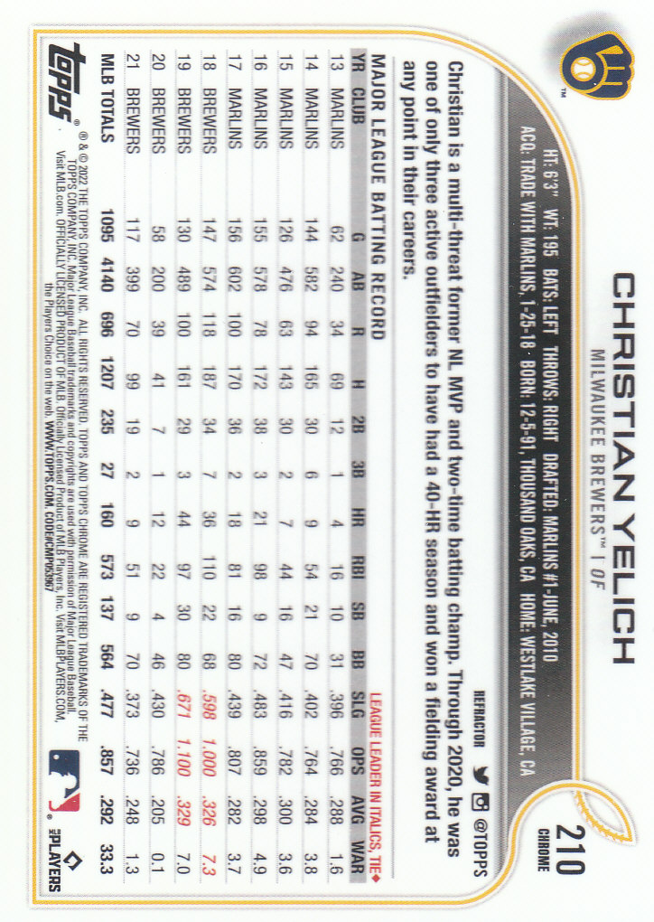 2022 Topps Chrome Baseball "Refractors" Parallel Cards - Picture 151 of 159