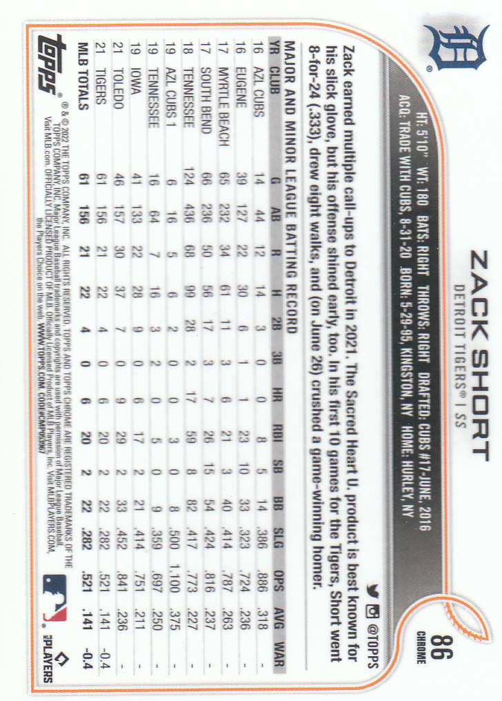 2022 Topps Chrome Baseball "Prism Refractors" Parallel Cards - Picture 43 of 93