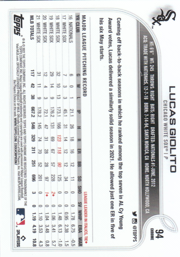 2022 Topps Chrome Baseball "Prism Refractors" Parallel Cards - Picture 45 of 93