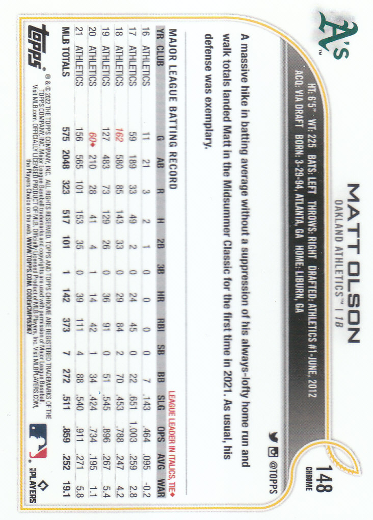 2022 Topps Chrome Baseball "Prism Refractors" Parallel Cards - Picture 59 of 93