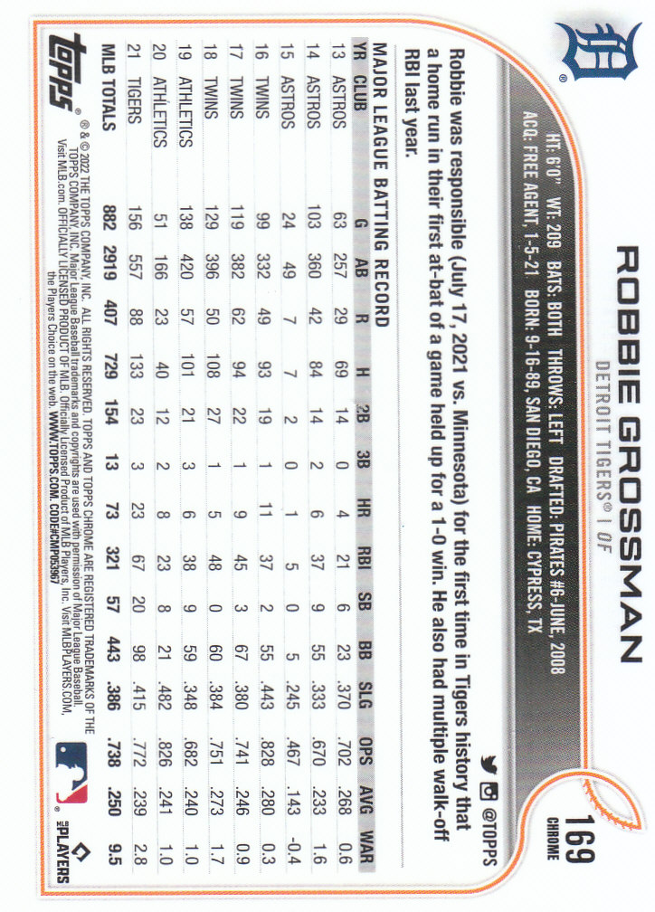 2022 Topps Chrome Baseball "Prism Refractors" Parallel Cards - Picture 69 of 93