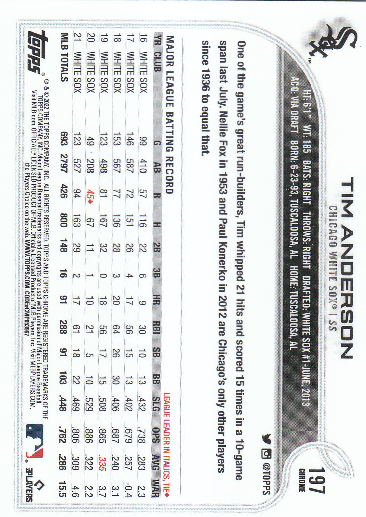 2022 Topps Chrome Baseball "Prism Refractors" Parallel Cards - Picture 89 of 93