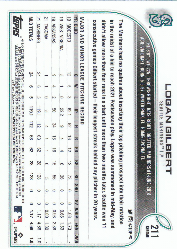 2022 Topps Chrome Baseball "Prism Refractors" Parallel Cards - Picture 91 of 93