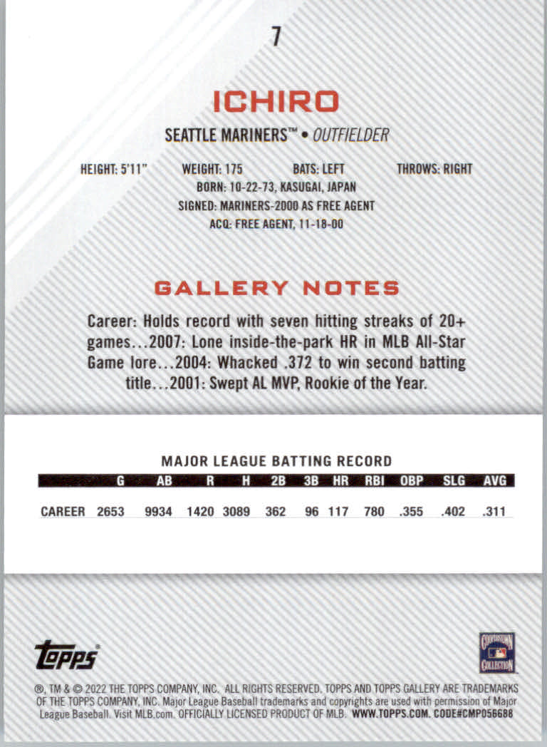 2022 Topps Gallery Baseball "Main Set" Base Cards #1 to #200 - Picture 13 of 359