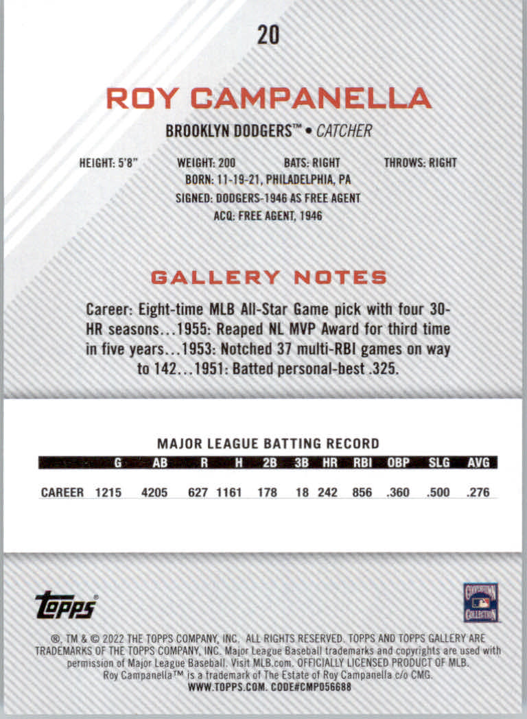 2022 Topps Gallery Baseball "Main Set" Base Cards #1 to #200 - Picture 35 of 359