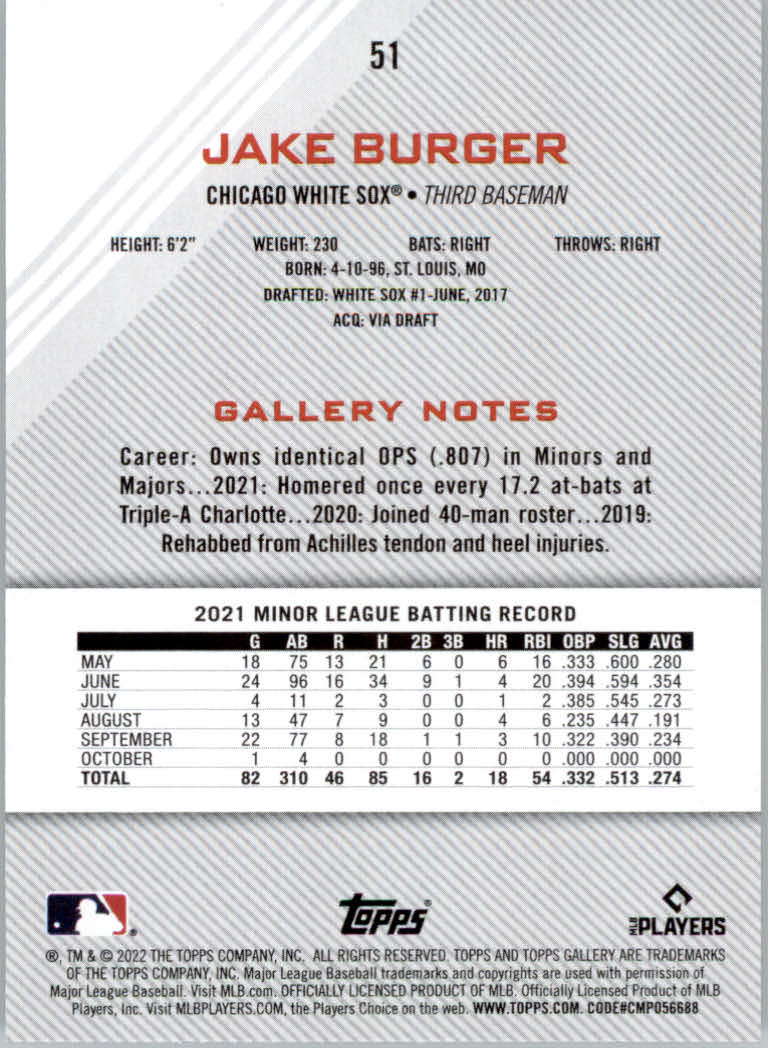 2022 Topps Gallery Baseball "Main Set" Base Cards #1 to #200 - Picture 87 of 359