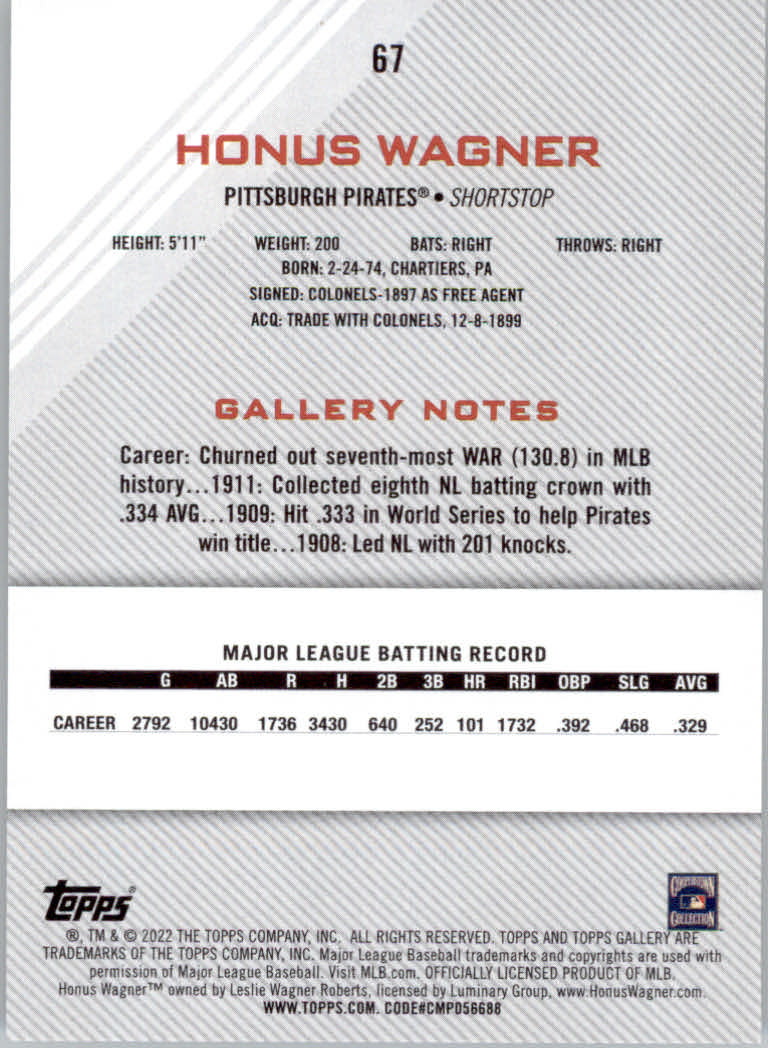 2022 Topps Gallery Baseball "Main Set" Base Cards #1 to #200 - Picture 111 of 359