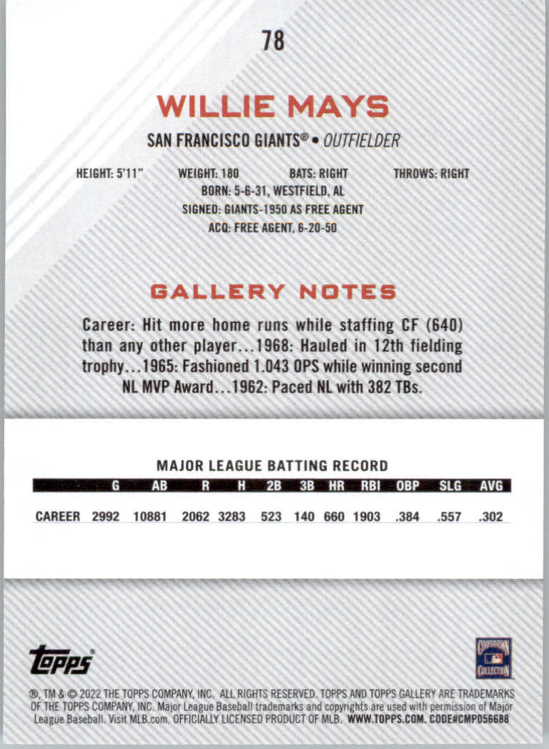 2022 Topps Gallery Baseball "Main Set" Base Cards #1 to #200 - Picture 133 of 359