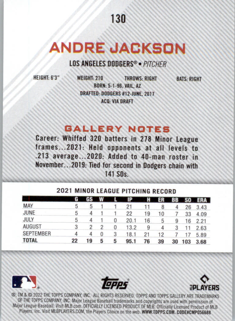 2022 Topps Gallery Baseball "Main Set" Base Cards #1 to #200 - Picture 229 of 359