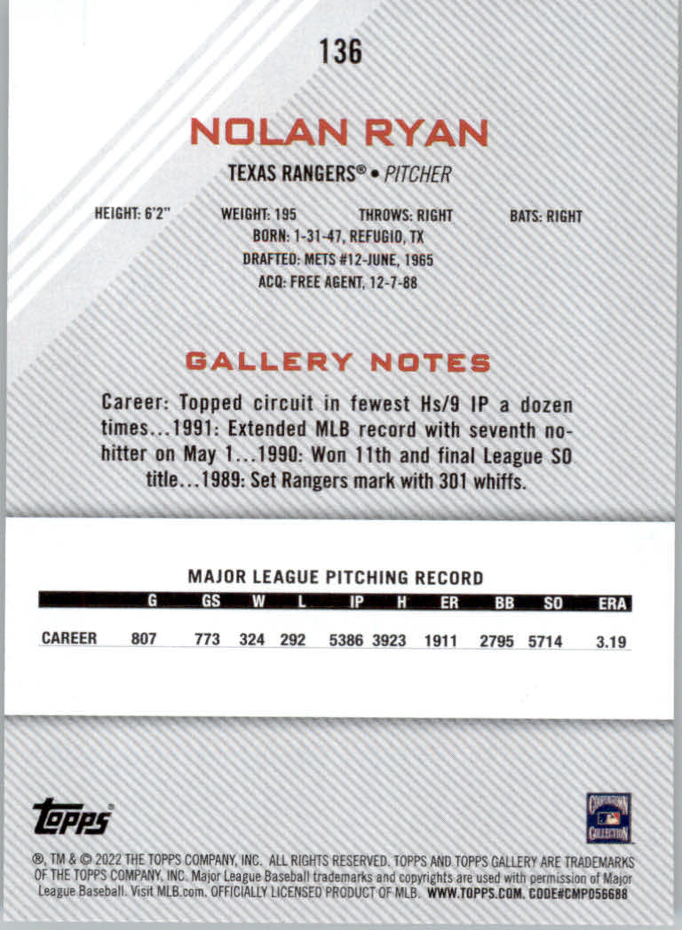 2022 Topps Gallery Baseball "Main Set" Base Cards #1 to #200 - Picture 241 of 359