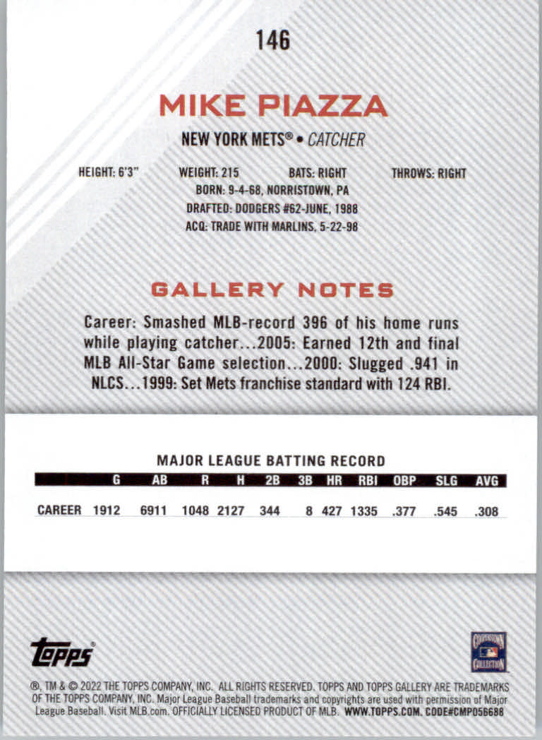 2022 Topps Gallery Baseball "Main Set" Base Cards #1 to #200 - Picture 261 of 359