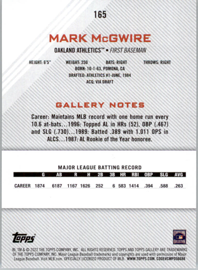 2022 Topps Gallery Baseball "Main Set" Base Cards #1 to #200 - Picture 295 of 359