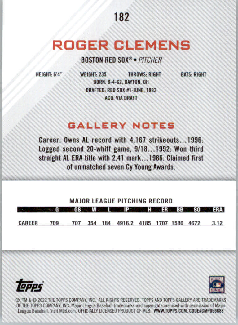 2022 Topps Gallery Baseball "Main Set" Base Cards #1 to #200 - Picture 325 of 359