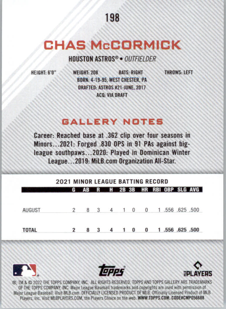 2022 Topps Gallery Baseball "Main Set" Base Cards #1 to #200 - Picture 355 of 359