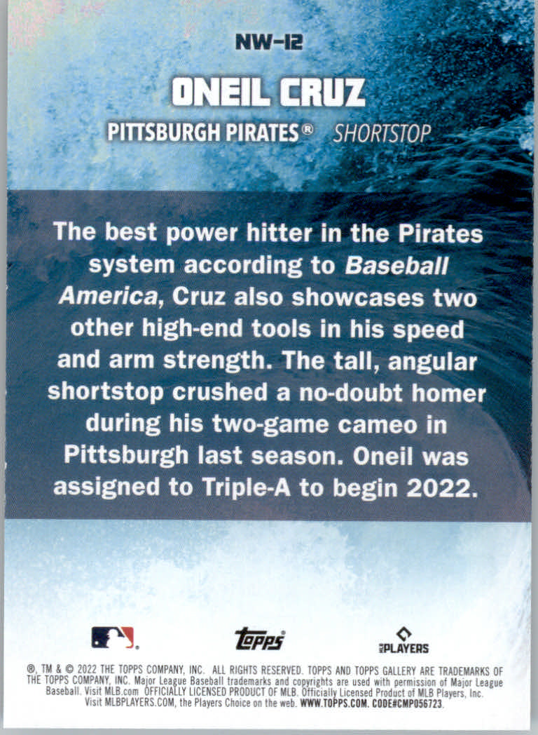 Tarjetas de inserción ""Next Wave"" de béisbol Topps Gallery 2022 - Imagen 7 de 17