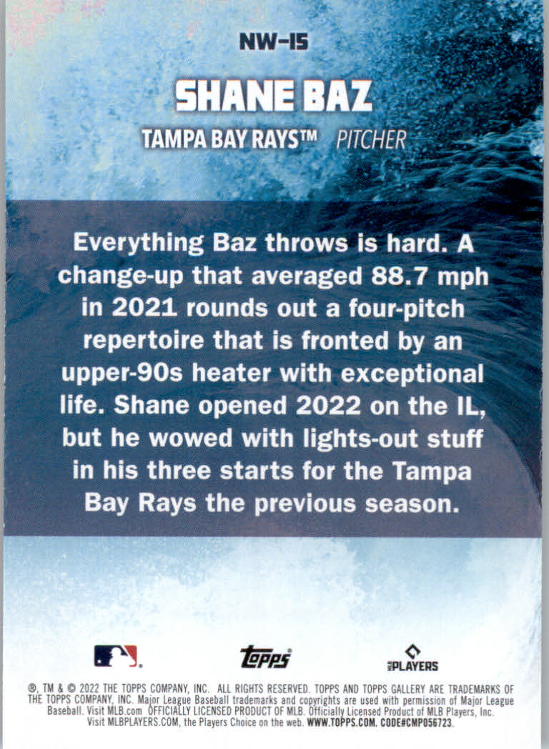 Tarjetas de inserción ""Next Wave"" de béisbol Topps Gallery 2022 - Imagen 13 de 17