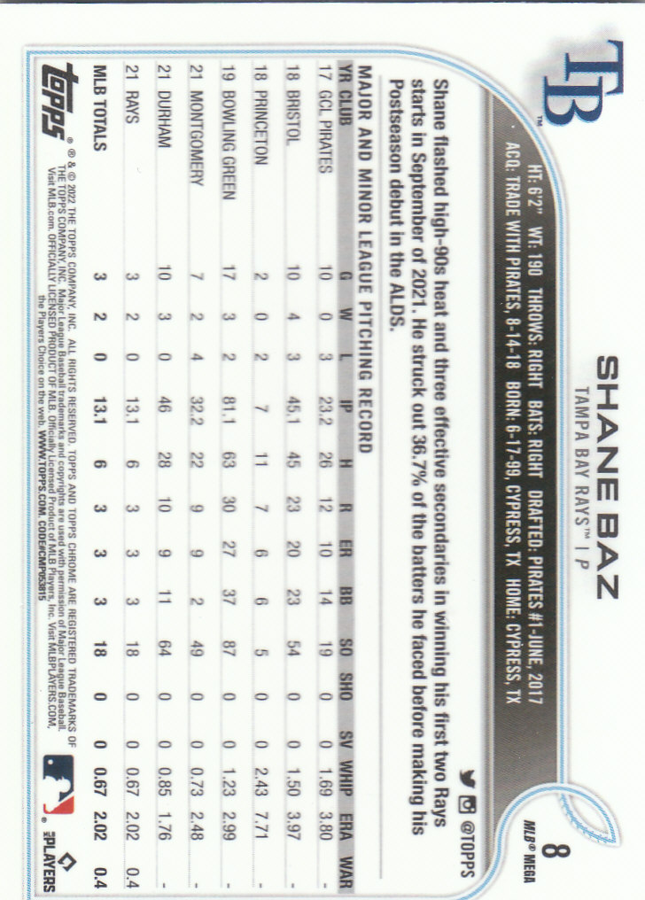 2022 Topps Chrome Logofractor Baseball "Main Set" Base Cards - Bild 13 von 81