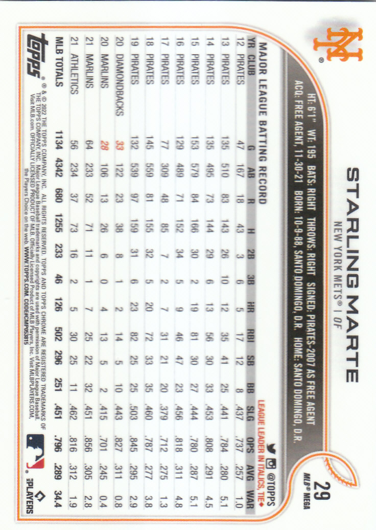 2022 Topps Chrome Logofractor Baseball "Main Set" Base Cards - Bild 29 von 81